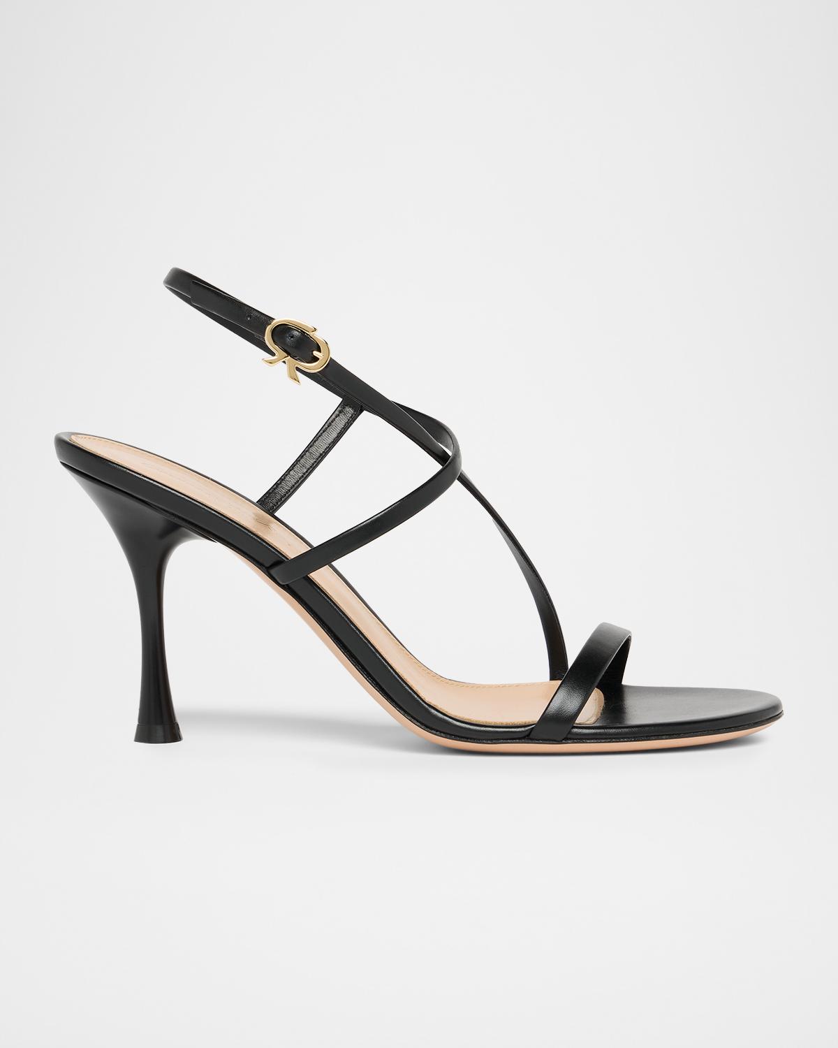 Gianvito Rossi 85mm Strappy Calf Leather Sandals