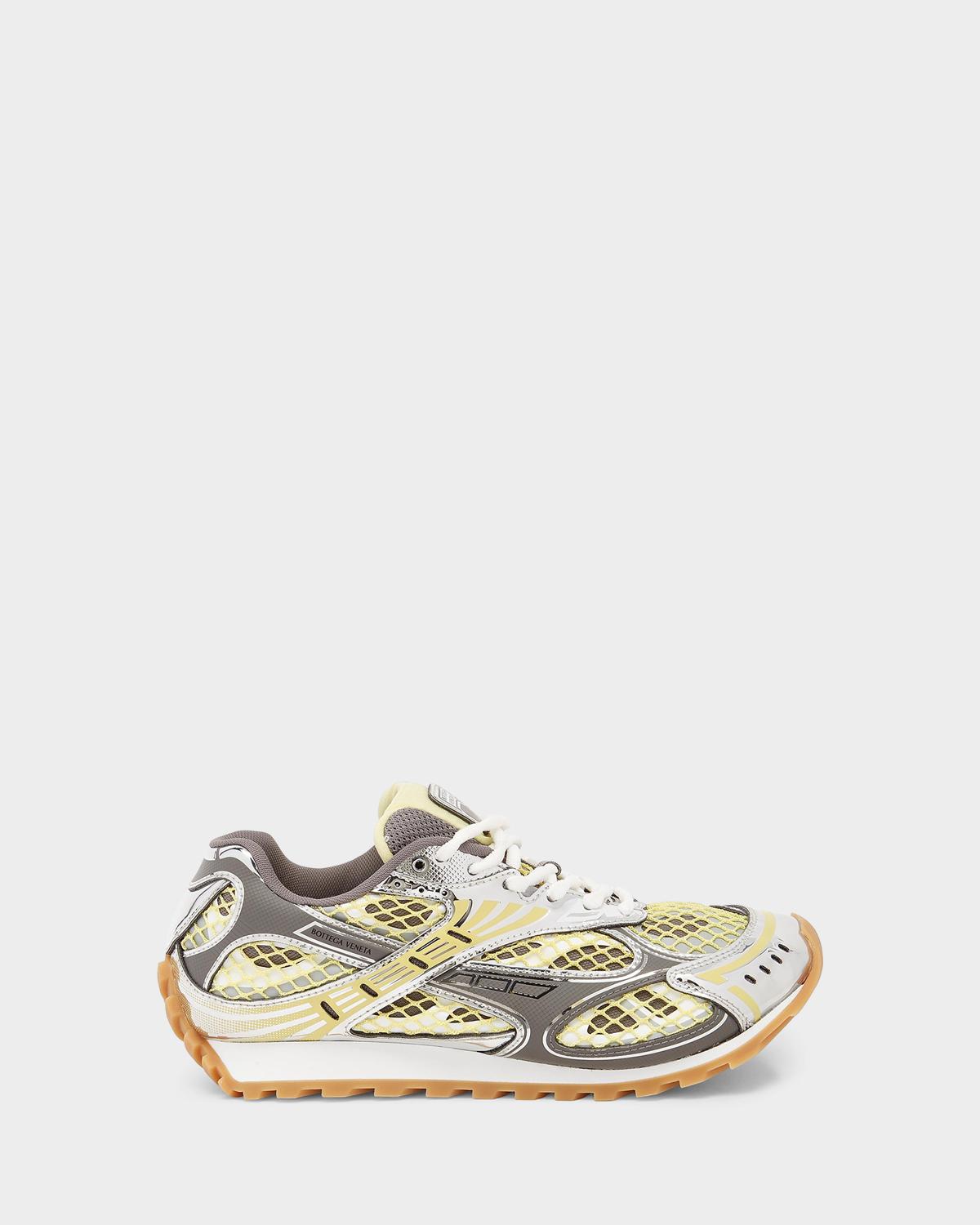 Bottega Veneta Orbit Metallic Net Runner Sneakers