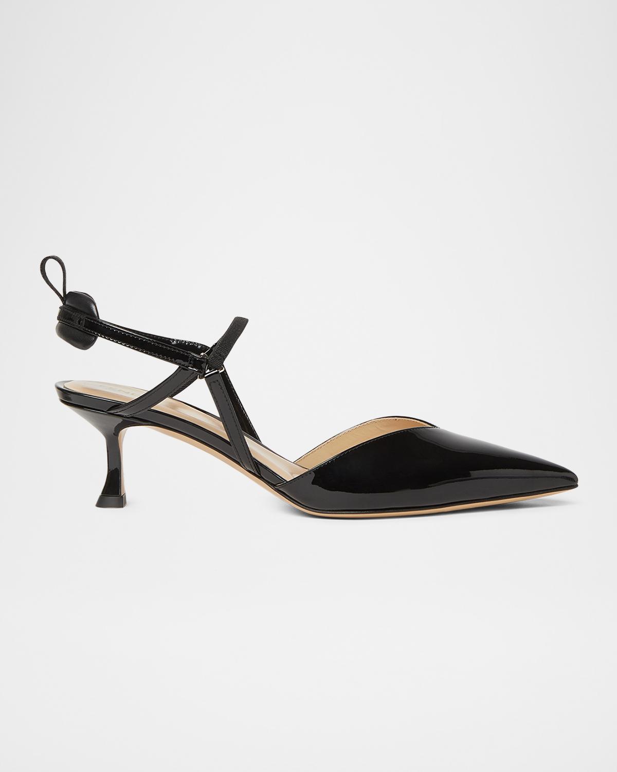 Fendi 55mm Vernice Patent Leather Slingback Pumps