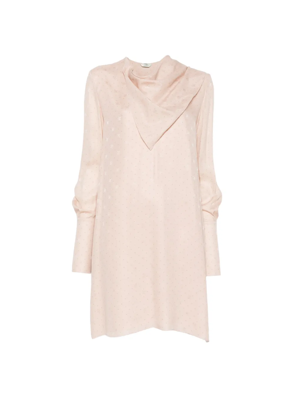FENDI V-neck mini dress