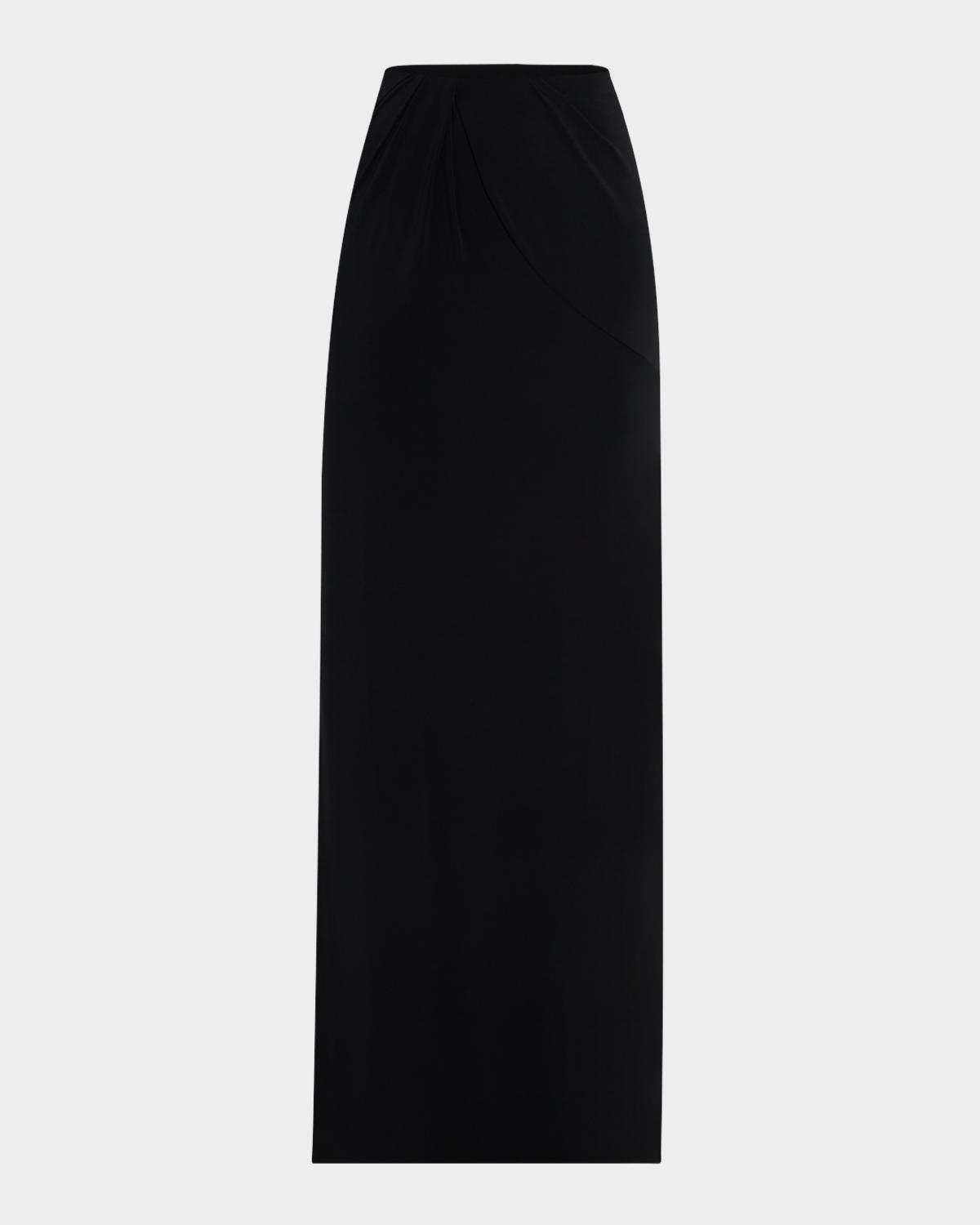 Jacquemus La Peplo Slit Maxi Skirt