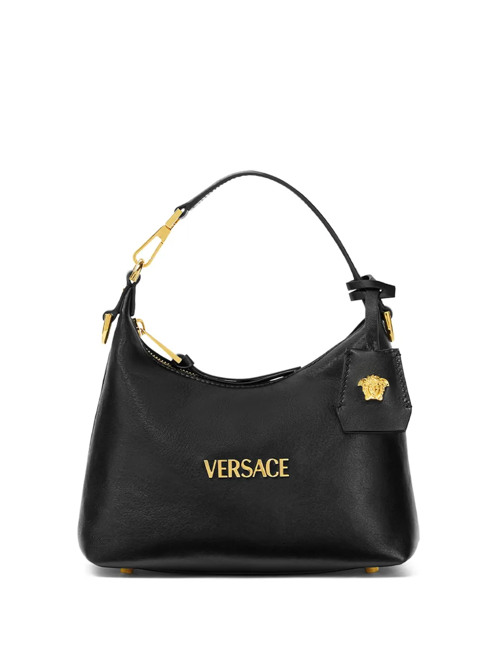 Versace Tag nappa shoulder bag