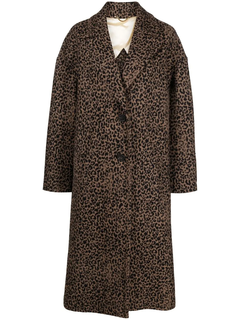 Golden Goose leopard-print oversized coat