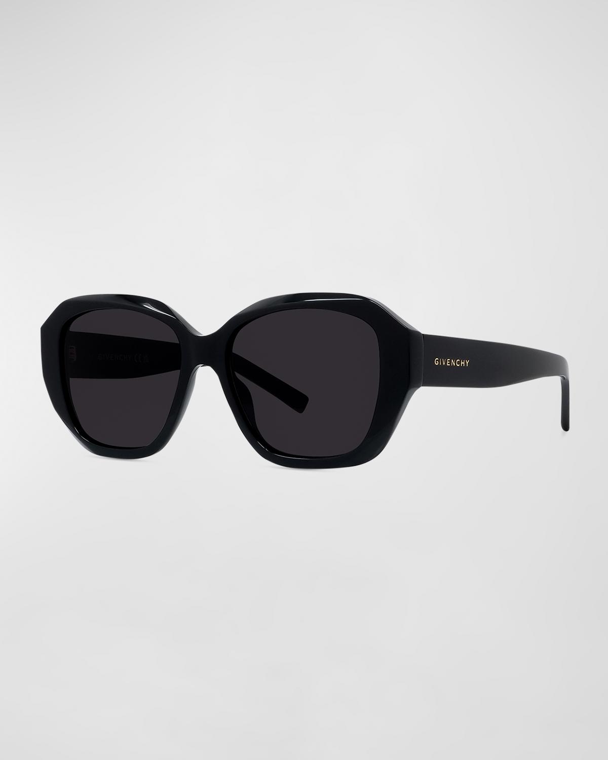 Retailer photograph of Givenchy GV Day Acetate Square Sunglasses.