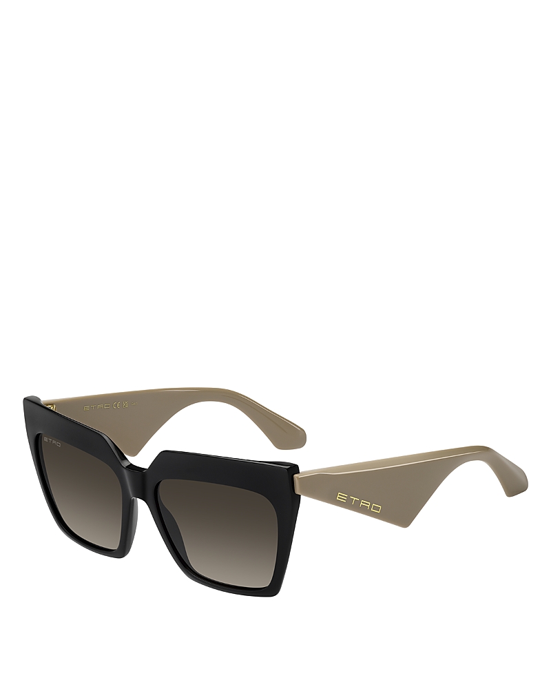 Retailer photograph of Etro Etro Rectangular Sunglasses, 58mm.