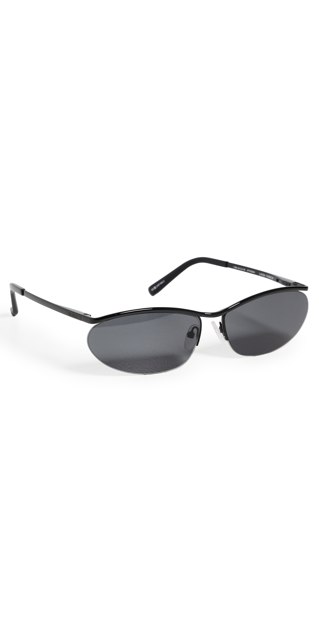 The Attico Charlotte Sunglasses Black